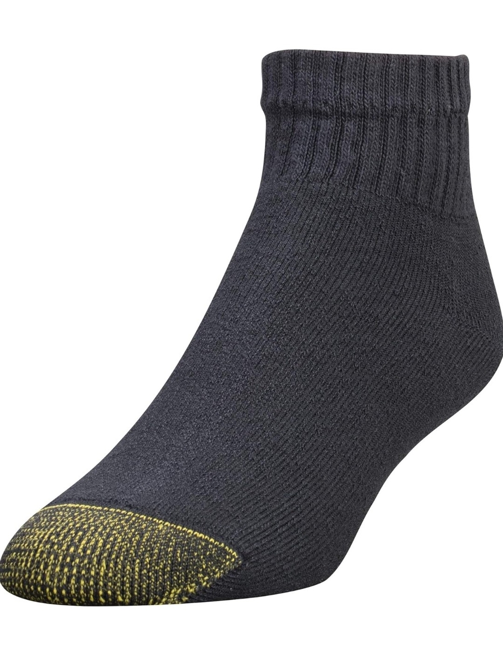 Gold Toe Black Quarter Athletic Socks - 6 Pack - Picture 3 of 6